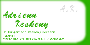 adrienn keskeny business card